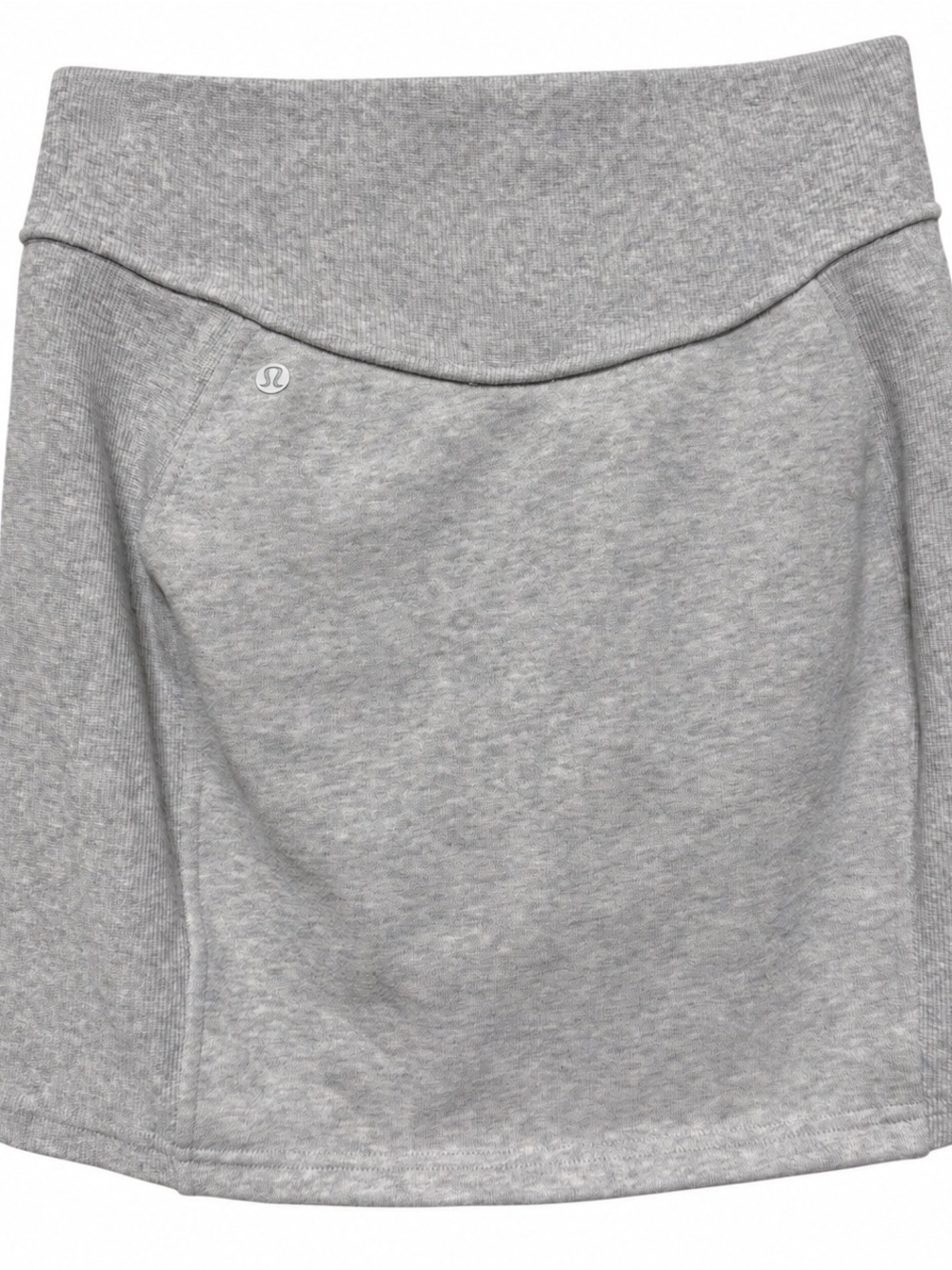 Lululemon| Gray Cropped Hoodie Scuba Mini Skirt Matching Athleisure Set - Picture 7 of 8